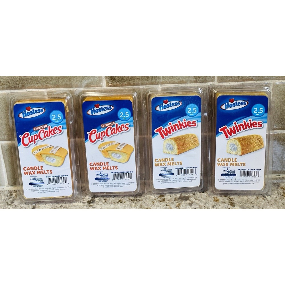 RARE Hostess Wax Melts Bundle: (2) Twinkies & (2) Orange Cupcakes Discontinued